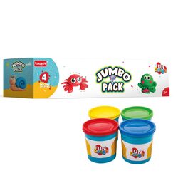 FUNSKOOL FUN DOUGH JUMBO PACK - 4 Colors - 125gm each -9808300